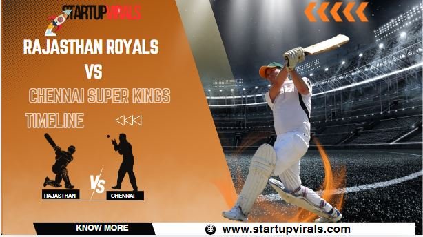Rajasthan Royals vs Chennai Super Kings Timeline